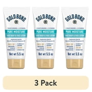 3 pack Gold Bond Pure Moisture Lotion, 5.5 oz., Ultra-Lightweight Daily Body and Face Lotion