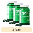 thumbnail interactive-video image 1 of (3 pack) Goli Nutrition Supergreens Gummies with Probiotic Blend for Digestive and Immune Support, 60 Count, 1 of 9