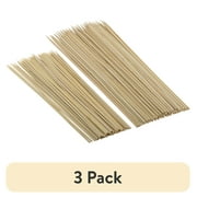 (3 pack) GoodCook ProFreshionals 100 pc Bamboo Skewer Set for BBQ and Kebab, 2 sizes 10" and 12"