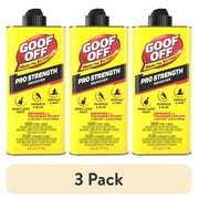 3 pack Goof Off Professional Strength Latex Paint and Adhesive Remover, 6oz