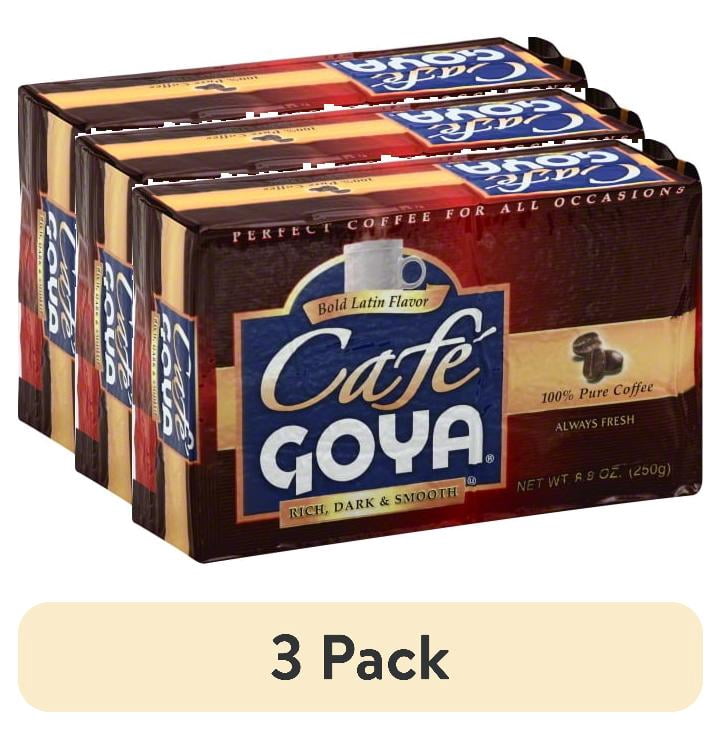 (3 pack) Goya Coffee, 8.8 OZ (Pack of 18)
