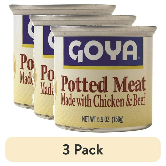 (3 pack) Goya Potted Meat, 5.5 oz Can