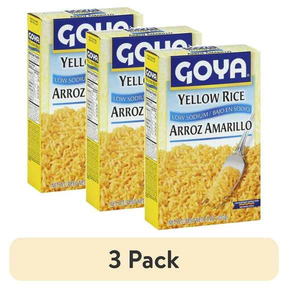 (3 pack) Goya Low Sodium Yellow Rice 8oz