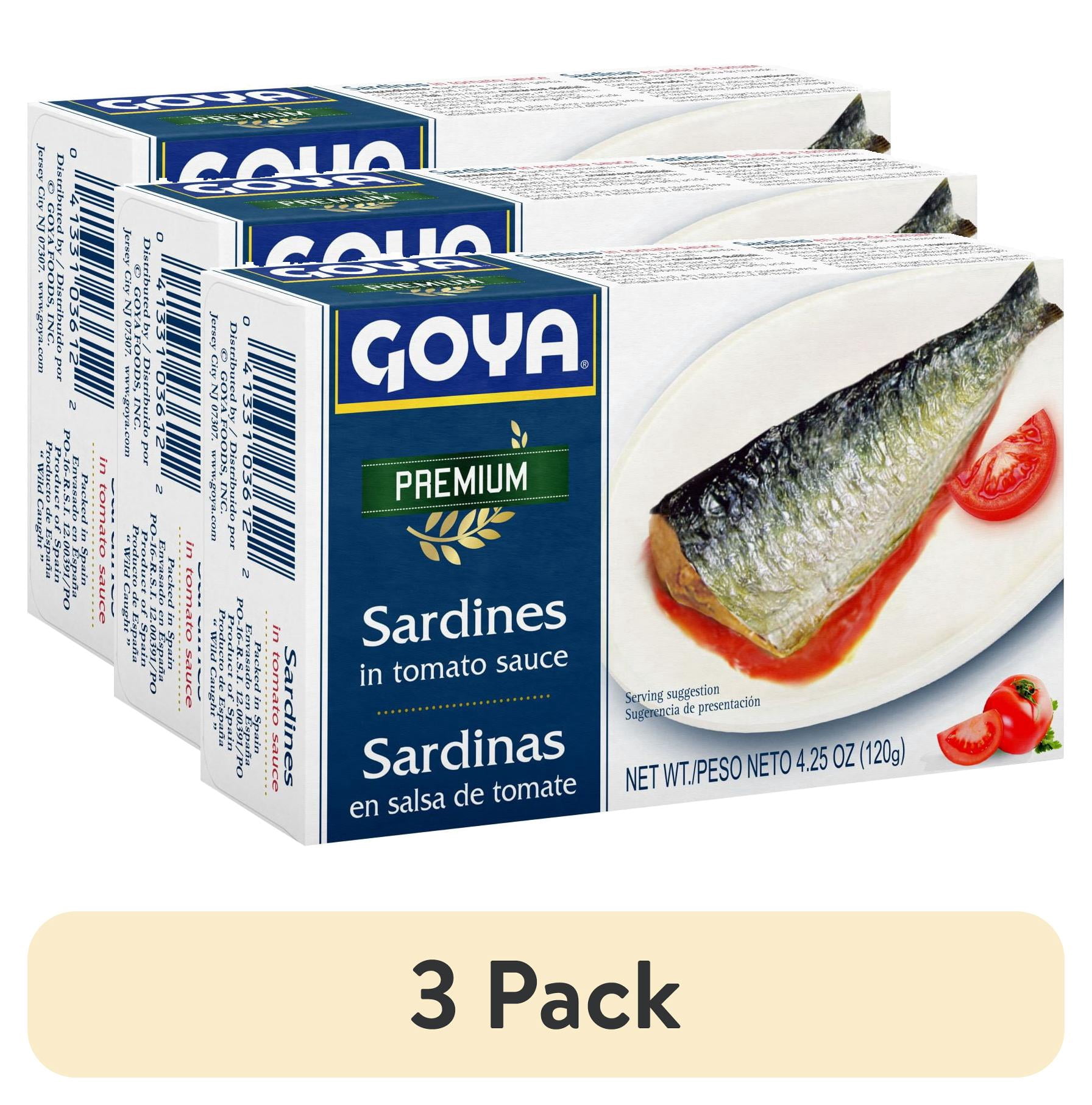 (3 pack) Goya Goya Sardines, 4.25 oz