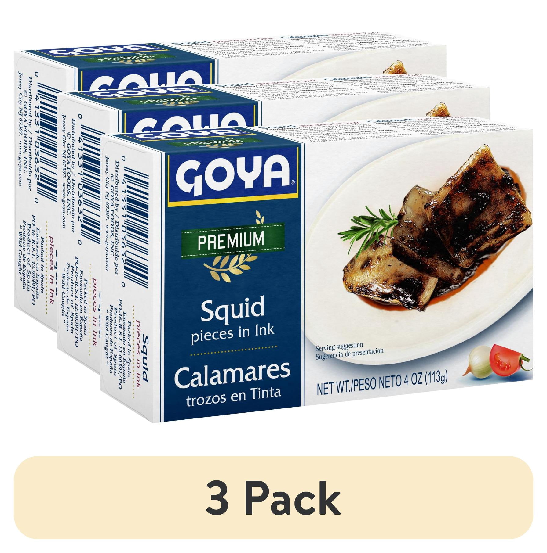 (3 pack) Goya Goya Squid, 4 oz