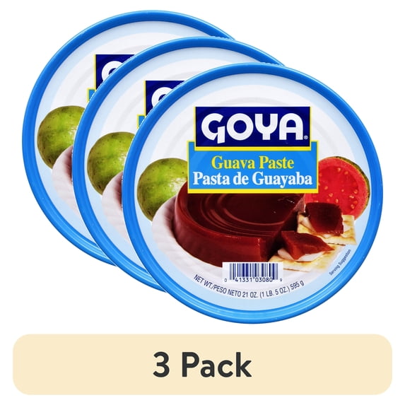Guava Pack (3 pack) Goya Guava Paste, 21 Oz - Walmart.com