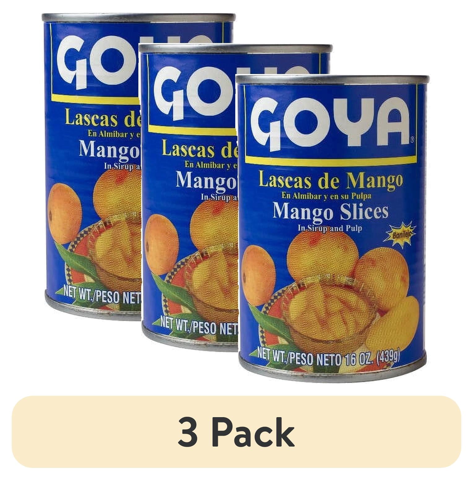 (3 pack) Goya Mango Slices in Syrup and Pulp, 16 oz