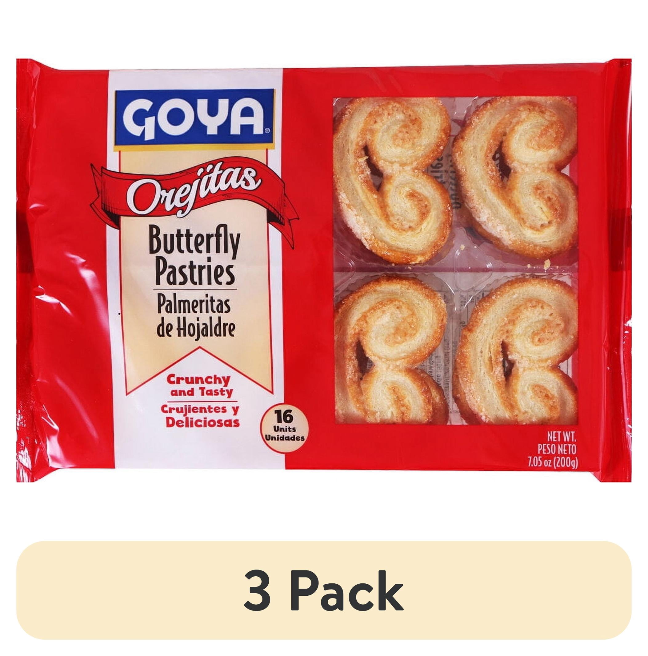 (3 pack) Goya Orejitas Butterfly Pastries, 7.05 oz.