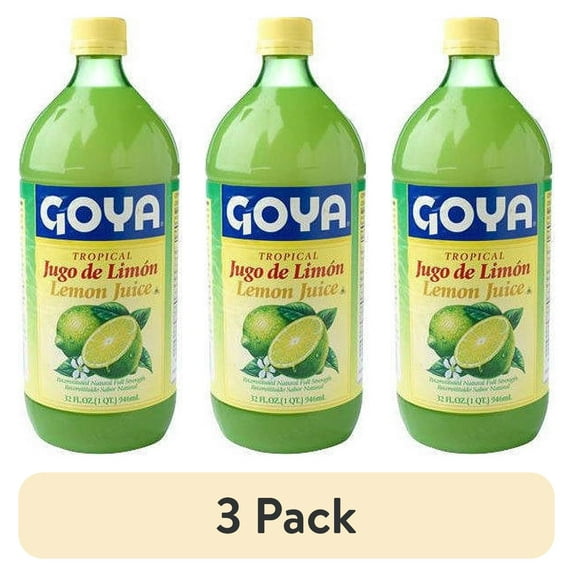 (3 pack) Goya Tropical Lemon Juice, 32 fl oz