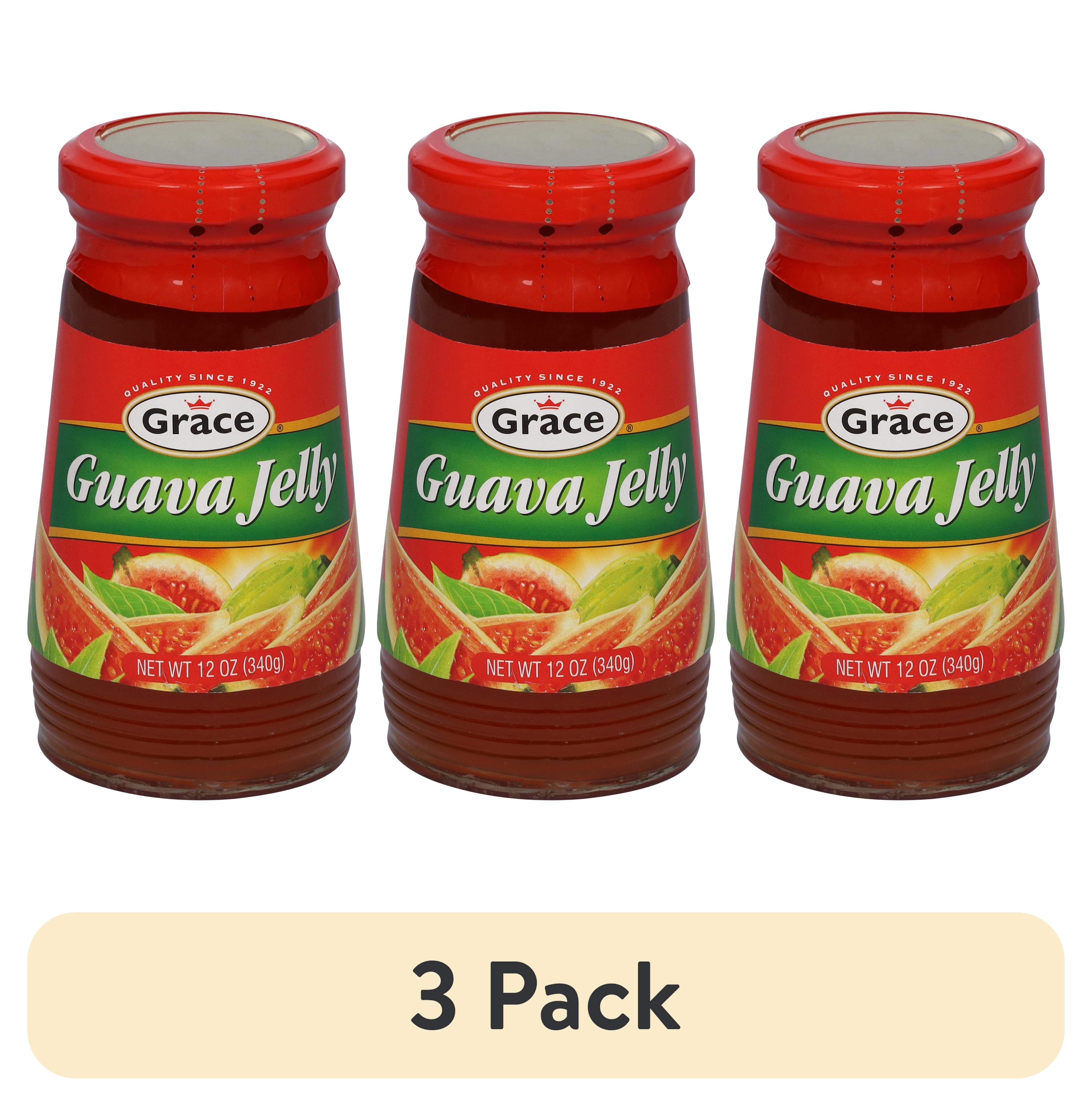 (3 pack) Grace Guava Jelly, 12oz Jar