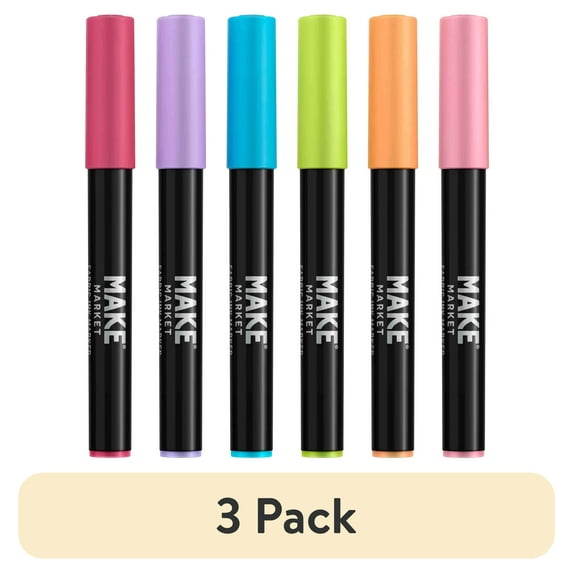 (3 pack) Marvy Uchida Graffiti Fabric Markers - Set of 6, Floral Colors