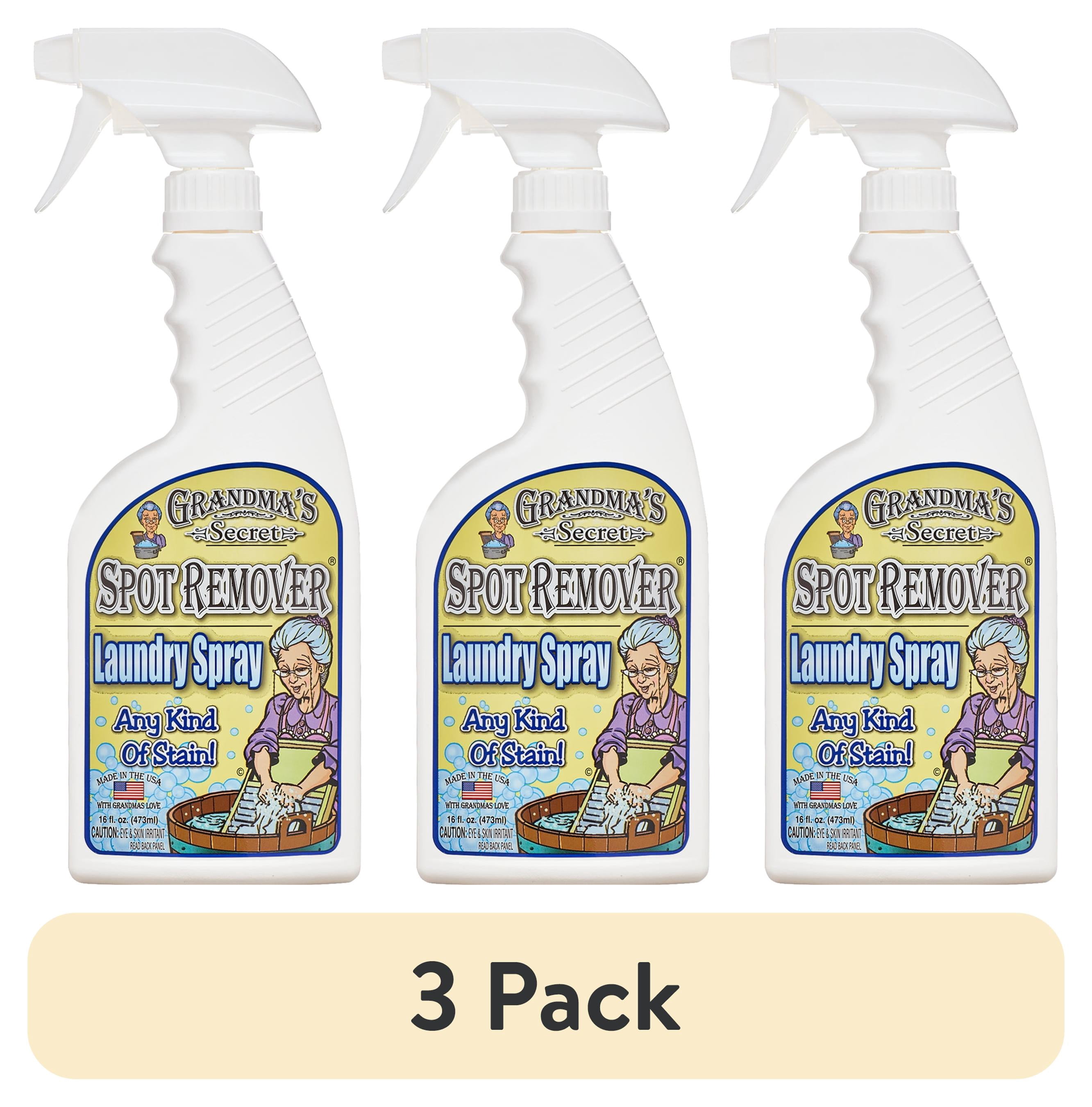 (3 pack) Grandma's Secret Spot Remover Laundry Spray, 16 Oz