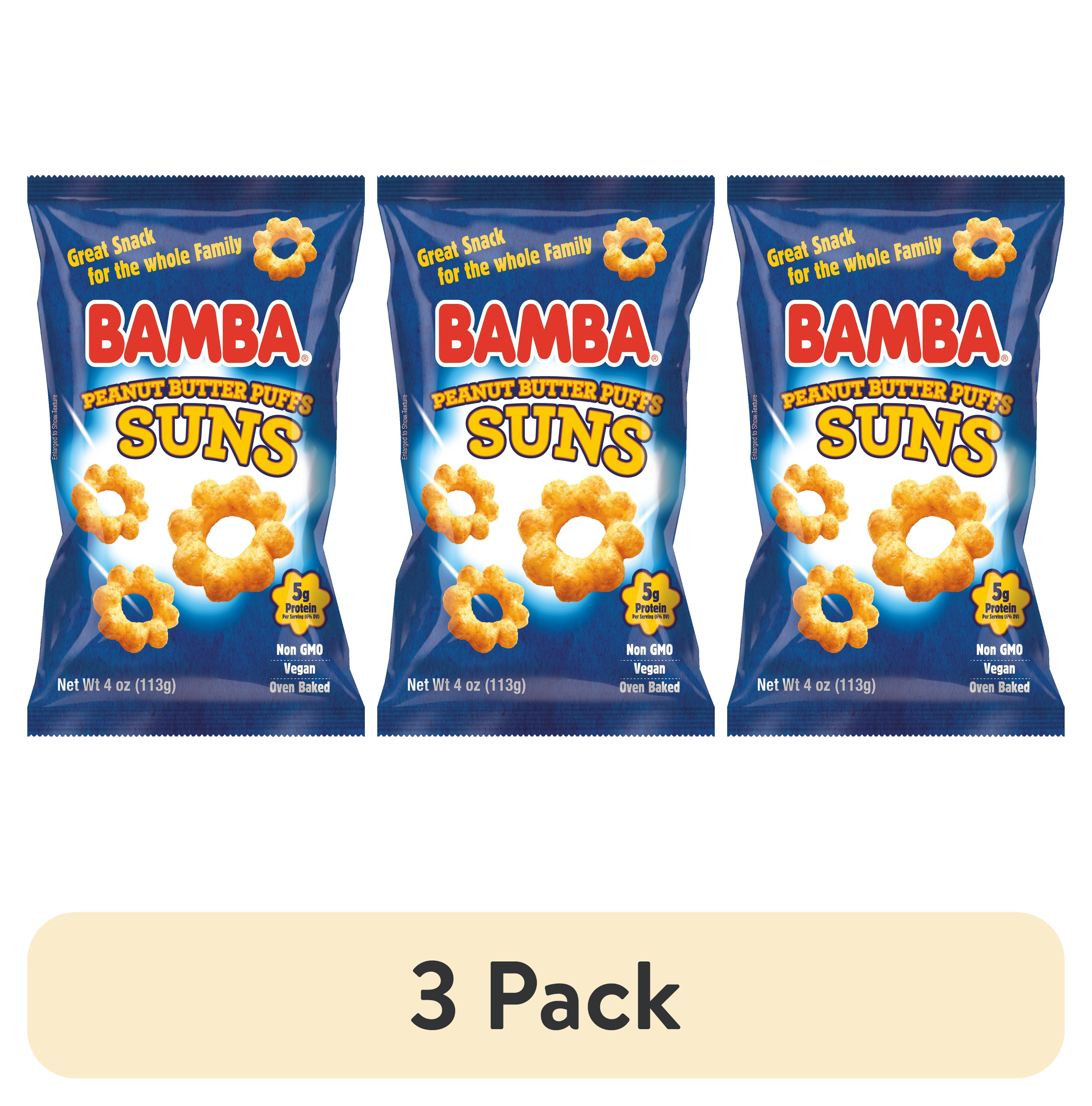 (3 pack) Bamba Peanut Butter Suns, 4 oz