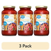 (3 pack) Great Value 3 Cheese Pasta Sauce, 24 oz