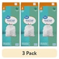 (3 pack) Great Value 4-Gallon Small Drawstring Trash Bags, Eucalyptus ...