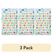(3 pack) Great Value Candy Alphabet Cake Decor, Multicolor, 0.91 oz