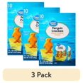 thumbnail image 1 of (3 pack) Great Value Baked Cheddar Cheese Penguin Crackers, 1 oz, 10 Count, 1 of 8