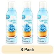 (3 pack) Great Value Blue Decorating Cupcake Icing, 8.4 oz