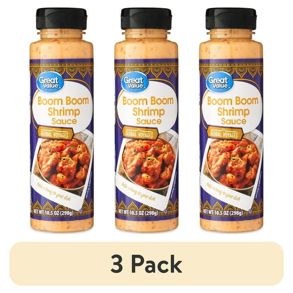 (3 pack) Great Value Boom Boom Shrimp Sauce, 10.5 oz