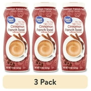 (3 pack) Great Value Cinnamon French Toast Non-Dairy Coffee Creamer, 15 oz