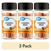 (3 pack) Great Value Cinnamon Sticks, 0.75 oz