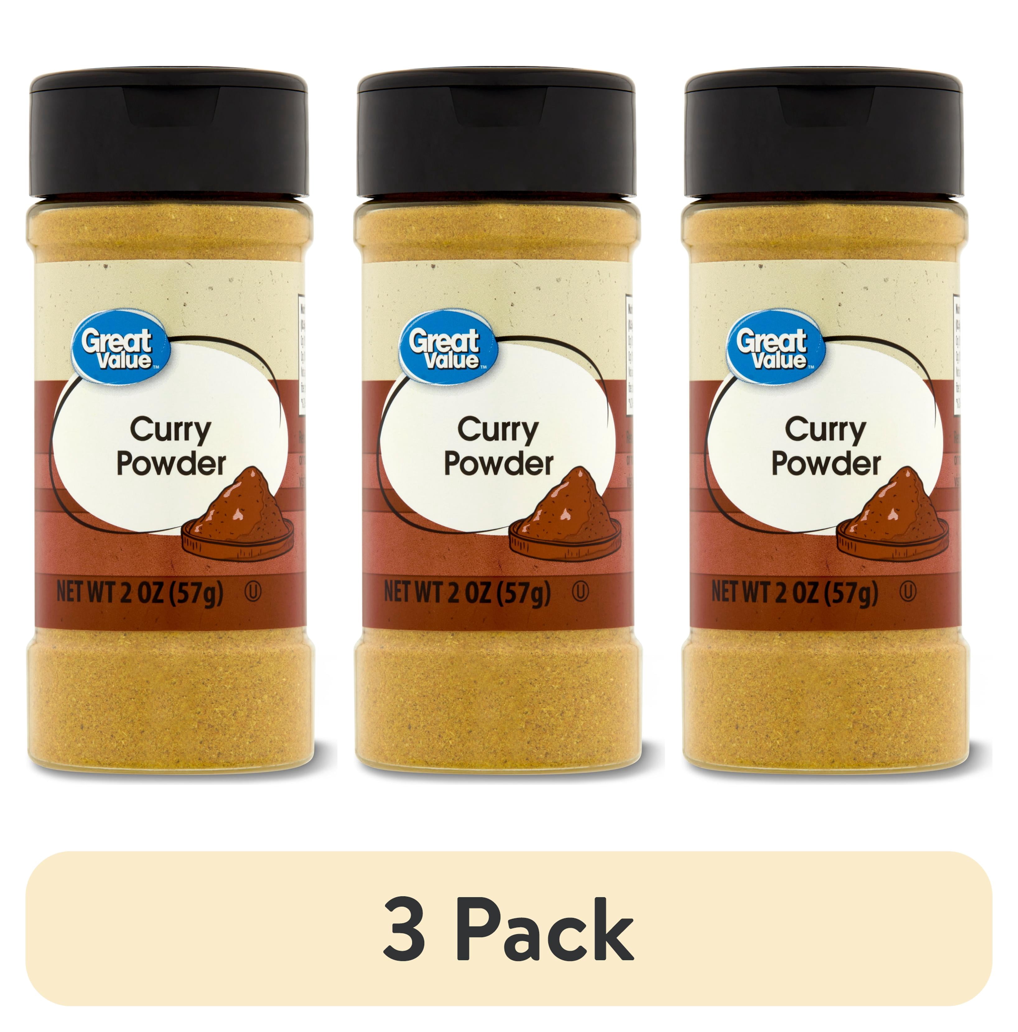 (3 pack) Great Value Curry Powder, 2 oz