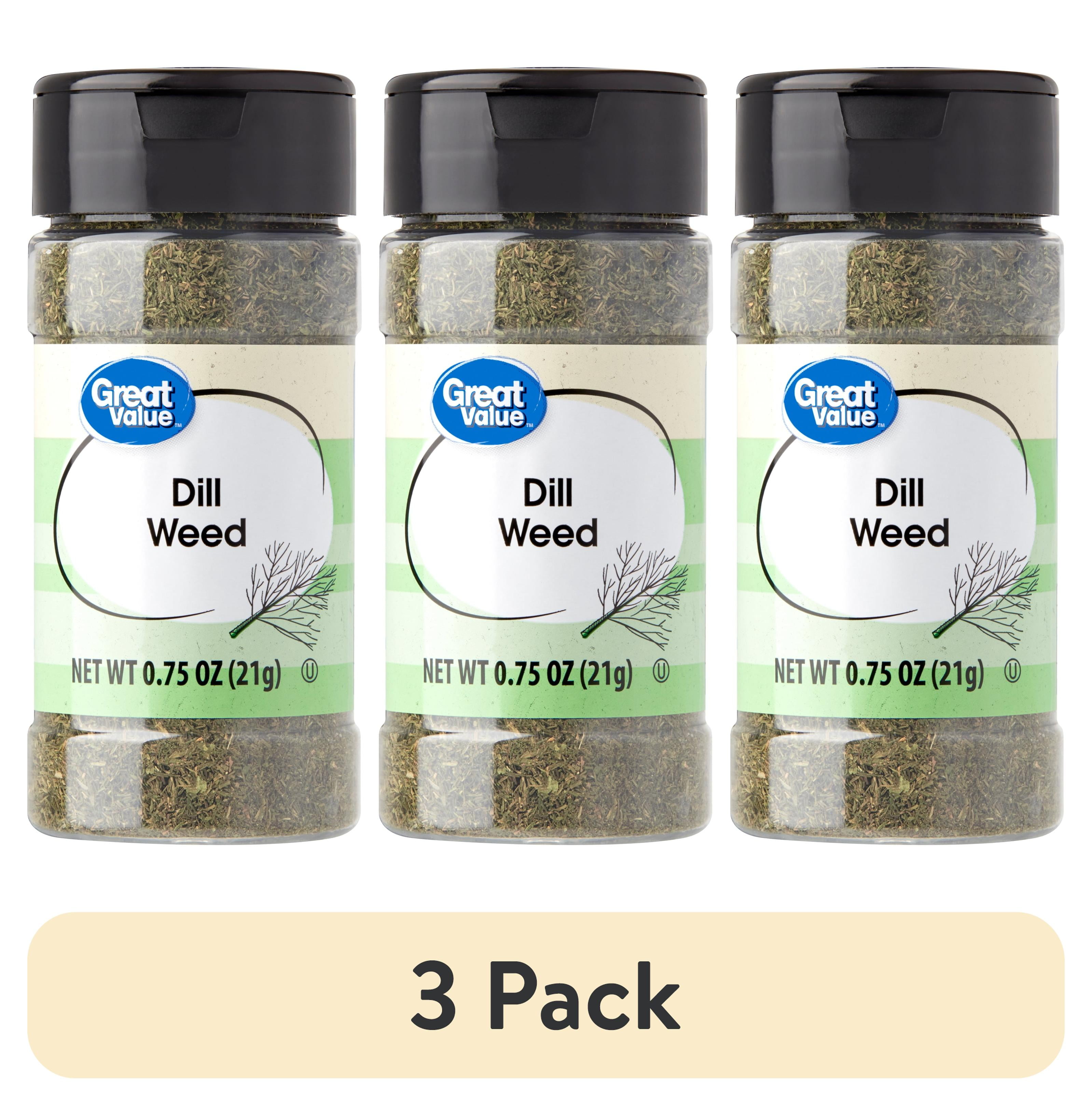 (3 pack) Great Value Dill Weed, 0.75 oz