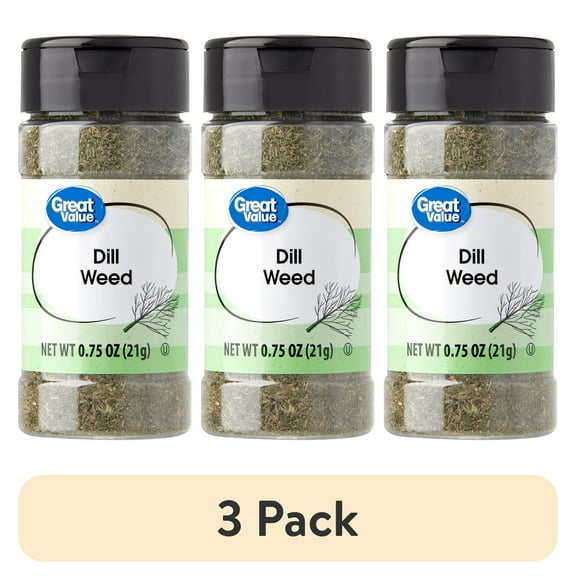 (3 pack) Great Value Dill Weed, 0.75 oz