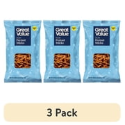 (3 pack) Great Value Crispy and Salty Pretzel Sticks, 16 oz