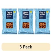 (3 pack) Great Value Crispy and Salty Pretzel Sticks, 16 oz