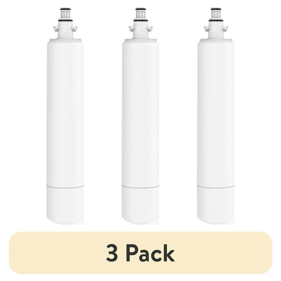 (3 pack) Great Value GE RPWFE Refrigerator Replacement Water Filter, Easy Installation - White 1-Pack