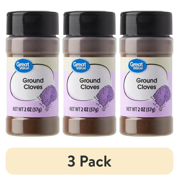 (3 pack) Great Value Ground Cloves, 2 oz