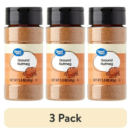 (3 pack) Great Value Ground Nutmeg, 1.5 oz