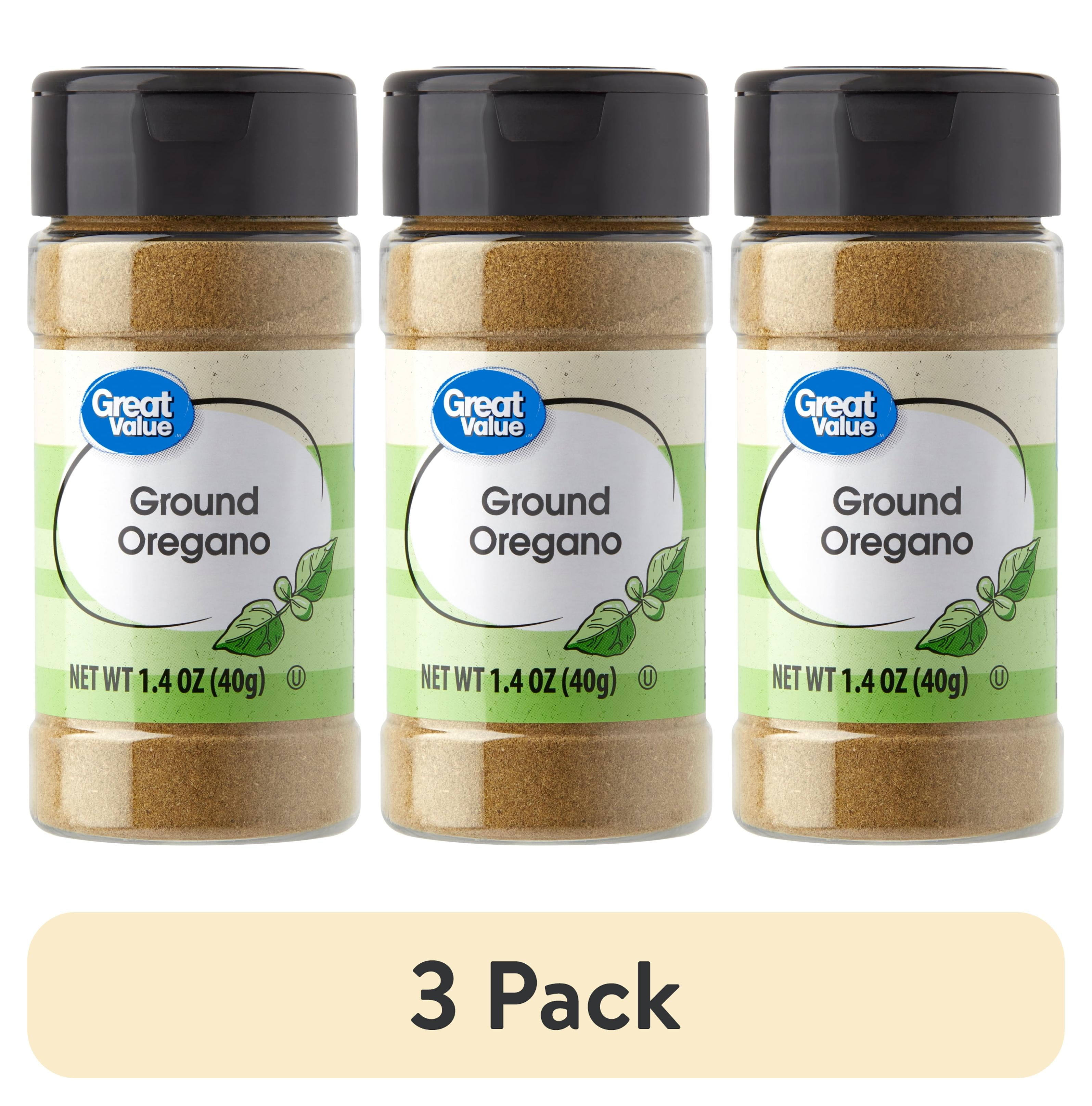 (3 pack) Great Value Ground Oregano, 1.4 oz