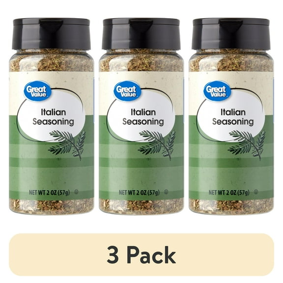 (3 pack) Great Value Italian Seasoning, 2 oz