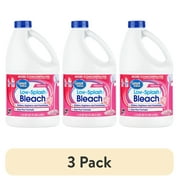 3 pack Great Value Low Splash Bleach, Meadow Scent, 81 fl oz