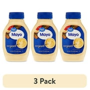 (3 pack) Great Value Mayo, 18 fl oz