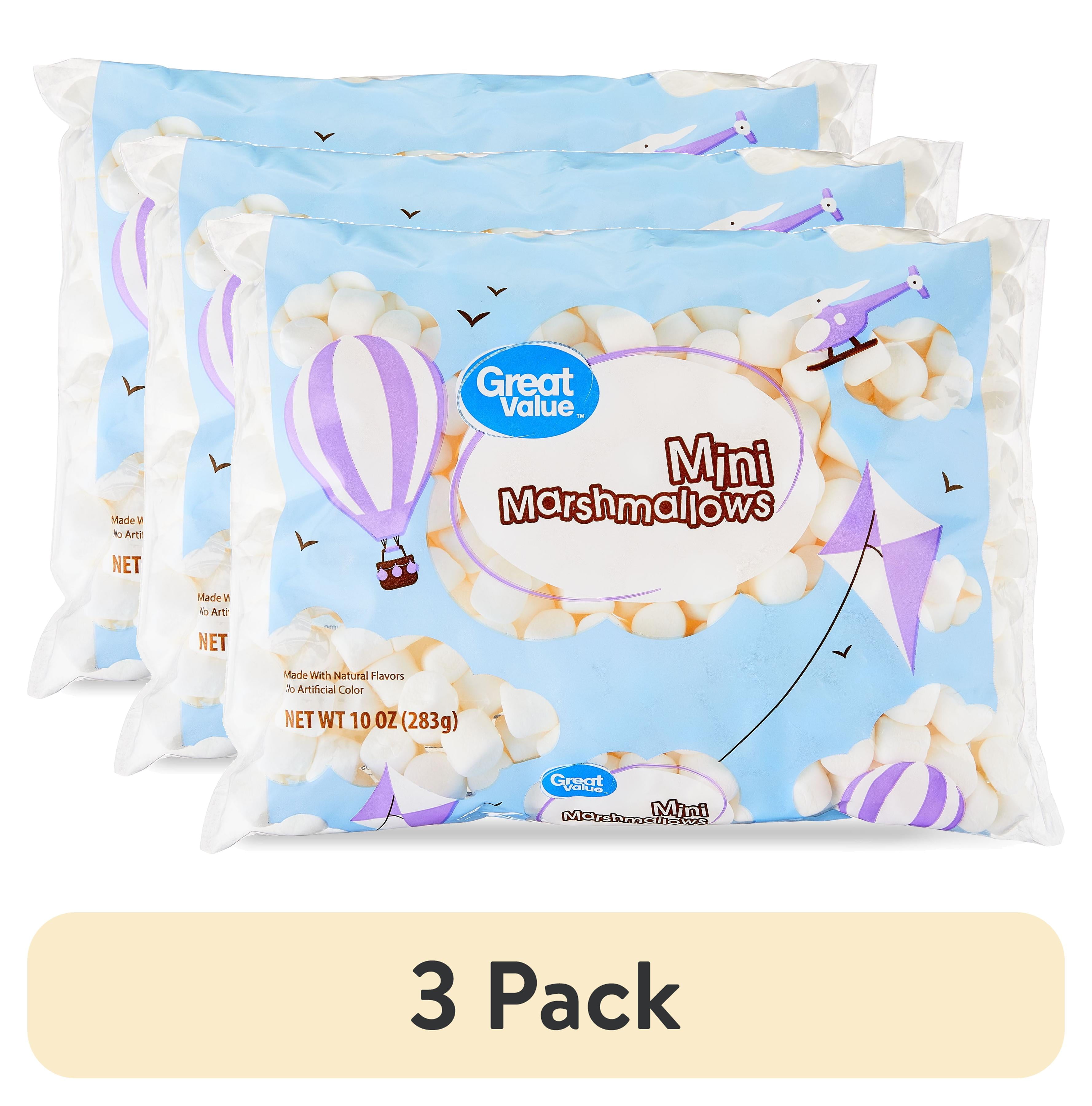 (3 pack) Great Value Mini Marshmallows, 10 oz