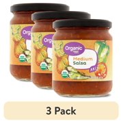 (3 pack) Great Value Organic Medium Salsa, 16 oz