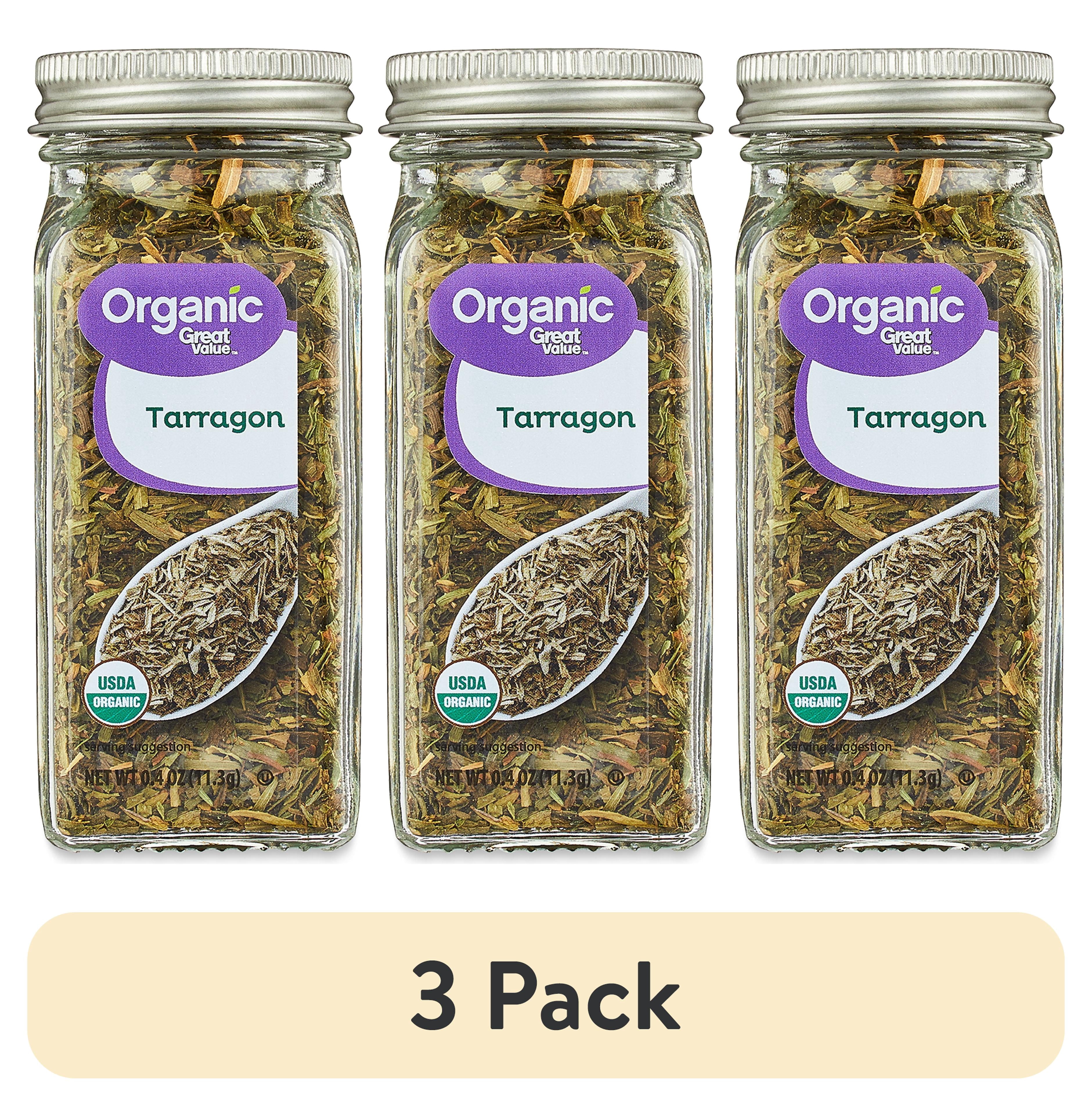 (3 pack) Great Value Organic Tarragon, 0.4 oz