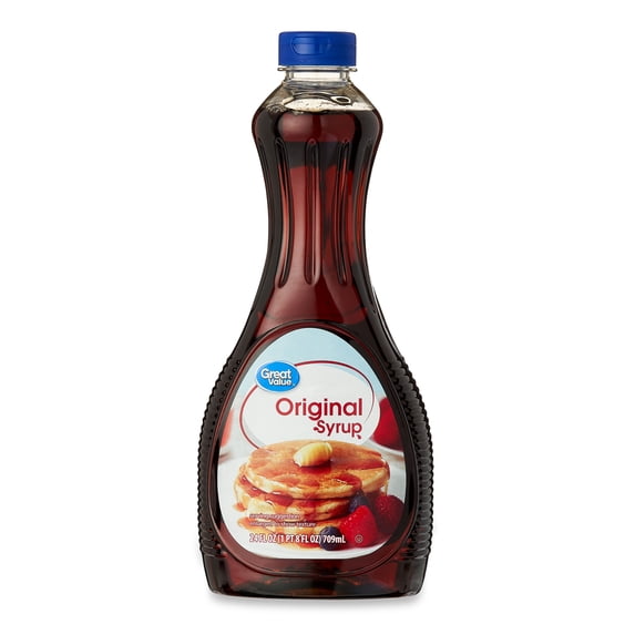 (3 pack) Great Value Original Syrup, 24 fl oz