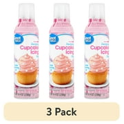 (3 pack) Great Value Pink Cupcake Icing, 8.4 oz