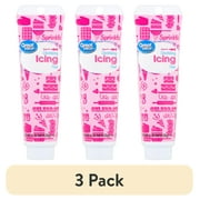 (3 pack) Great Value Pink Decorating Icing, 4.25 oz