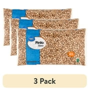 (3 pack) Great Value Pinto Beans, 4 lb