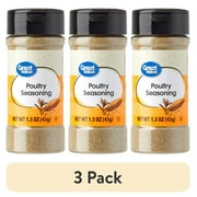 (3 pack) Great Value Poultry Seasoning, 1.5 oz