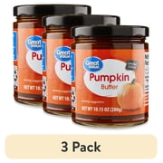 (3 pack) Great Value Pumpkin Butter, 10.15 oz