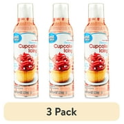 (3 pack) Great Value Red Cupcake Icing, 8.4 oz