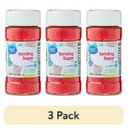 (3 pack) Great Value Red Sanding Sugar, 3.7 oz