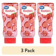 (3 pack) Great Value Squeezable Strawberry Fruit Spread, 20 oz