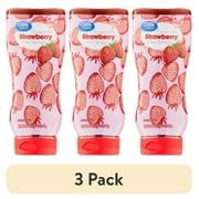 (3 pack) Great Value Squeezable Strawberry Fruit Spread, 20 oz